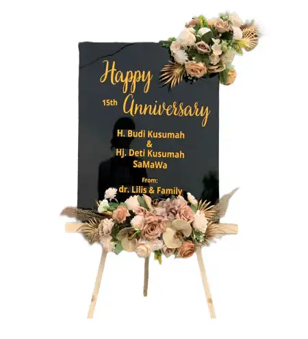 Papan Bunga Akrilik Segah