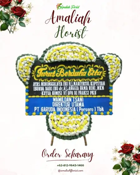 Papan Bunga Duka Segah